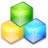Filesystem blockdevice cubes Icon